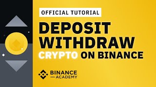 How to Deposit amp Withdraw Crypto on Binance  Binance Official Guide [upl. by Oicnaneb]