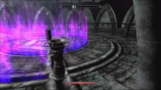 Skyrim Dawnguard Walkthrough for Dimhollow Cavern Puzzle awakening brazier Crypt puzzle [upl. by Htebasyle]