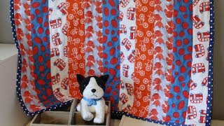 How To Sew An Easy Strip Quilt [upl. by Lindemann]