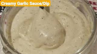 Creamy Garlic Sauce  Garlic Mayo Sauce Recipe  Creamy Garlic Dip Recipe  Pizza Dip  Garlic Sauce [upl. by Brenan544]