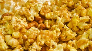 EASY AND DELICIOUS HOMEMADE CARAMEL POPCORN [upl. by Lillywhite]