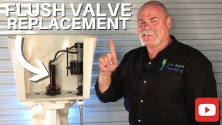 How To Replace A Toilet Flush Valve  DIY Plumbing [upl. by Llemrej]