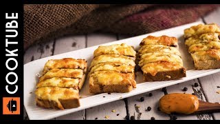 English Cheese Toast Recipe  How To Make Welsh Rarebit [upl. by Soalokcin]