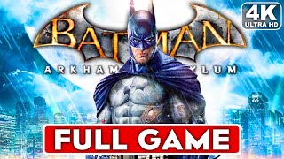 BATMAN ARKHAM ASYLUM Gameplay Walkthrough Part 1 FULL GAME 4K 60FPS PC  No Commentary [upl. by Zannini]