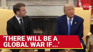 Trump Full WW3 Speech Macron Stunned As Trump Drops World War 3 Bombshell Over RussiaUkraine War [upl. by Ziegler]