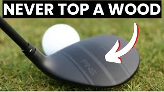 NEVER TOP A FAIRWAY WOOD AGAIN WITH THIS AMAZING GOLF LESSON [upl. by Rolyat]