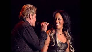 Johnny Hallyday  Allumer le feu  amp Amel Bent  Bercy Paris [upl. by Zoller]