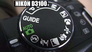 Nikon D3100 DSLR Basic beginner tutorial training Part 1 [upl. by Tillford297]