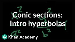 Conic sections Intro to hyperbolas  Conic sections  Algebra II  Khan Academy [upl. by Cormier]