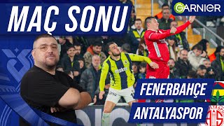 FenerbahçeAntalyaspor  Maç Sonu Değerlendirmesi [upl. by Azitram812]