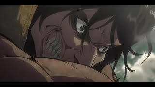 Eren Vs Reiner  Attack On Titan S2 Dub [upl. by Polito]