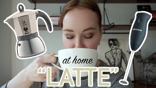 HOW TO MAKE A quotLATTEquot AT HOME moka pot  frother [upl. by Jeaz]