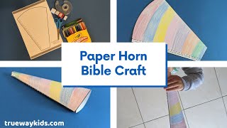 Jericho Horn Bible Craft [upl. by Tabor]