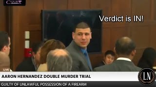 Aaron Hernandez Trial Verdict [upl. by Ahsiruam857]