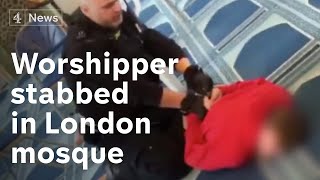 London Central Mosque Attack man arrested as worshipper stabbed [upl. by Behka537]