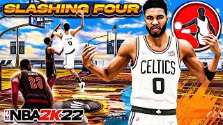 NEW quotSLASHING FOURquot BUILD is OVERPOWERED in NBA 2K22 [upl. by Gustafson218]