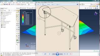 Abaqus Tutorial 2 Beams and Constraints [upl. by Antoni]