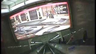 Skis Down Tube Escalator London Orginal HQ [upl. by Perkin]