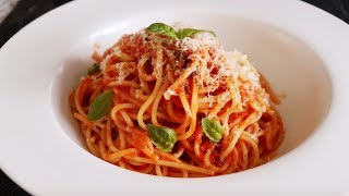 Spaghetti Napoletana  Italian cooking Journey  Homefoodbuzz [upl. by Niltac38]