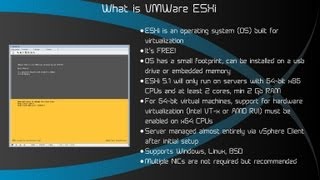 What is VMWare ESXi and how does it work 2013 1080P ESXi 51 [upl. by Onimod546]