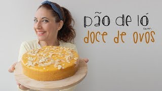 Bolo de Aniversário Pãodeló com Doce de Ovos [upl. by Aivon]