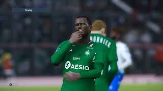 AS SaintÉtienne X AJ Auxerre  PES 2021 GAMEPLAY [upl. by Guimar]