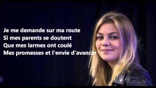 Louane  Je vole Michel Sardou  Lyric [upl. by Clement]