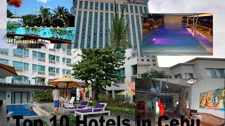 Top 10 Hotels in Cebu  Philippine Travel Videos [upl. by Renell]