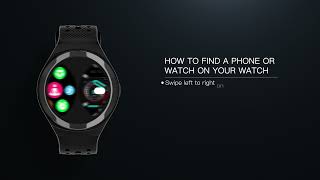 User Guide  Orbit Sports Smartwatch  How to use smart features [upl. by Suivatco]