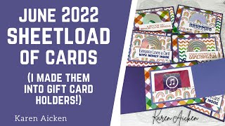 June 2022 SheetLoad of Cards SLCTJun2022 [upl. by Wivina980]