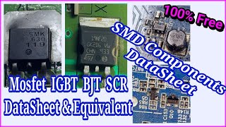 Mosfet Transistor Equivalent amp Datasheet  SMD Datasheet Download  with English Subtitles [upl. by Llieno]