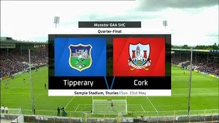 Tipperary v Cork  Munster Senior Hurling Championship 2017  QuarterFinal  HIGHLIGHTS [upl. by Tiana724]