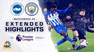 Brighton v Manchester City  PREMIER LEAGUE HIGHLIGHTS  4252024  NBC Sports [upl. by Eadrahc11]