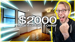 MASSIVE 2000 Downtown NYC Apartment with GREAT Manhattan Views [upl. by Akenna]