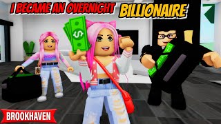 I Became An Overnight Billionaire Roblox Brookhaven 🏡RP  CoxoSparkle2 [upl. by Leonardo]