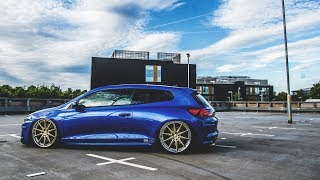 VW Scirocco R  Air Ride and Vossen x Work VWS1 [upl. by Lorant]