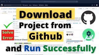 Download Android Project from Github and Run in Android Studio  Beginners  Hindi [upl. by Kursh477]