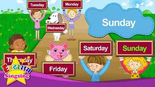 What day is it today Its Monday Tuesday Wednesday Day of the week  English song for Kids [upl. by Easter351]