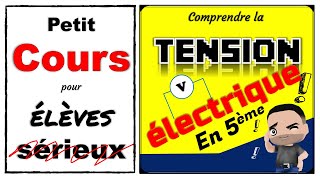 Comprendre la tension électrique en 5ème [upl. by Apple671]