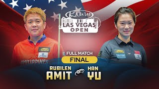 FINAL ▸ YU vs AMIT ▸ Kamui Las Vegas Womens Open [upl. by Ahsitauq133]