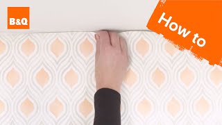 How to hang wallpaper  paste the wall [upl. by Ilahsiav]