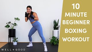 10 Minute Beginner Boxing Workout  Good Moves  WellGood [upl. by Fin]