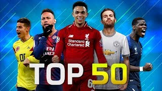 Top 50 Most Creative amp Smart Assists In Football [upl. by Adlare259]