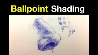 Simple Line Exercises  Ballpoint Pen Shading Tips Pt 3 [upl. by Emee]