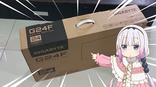 Unboxing Gigabyte G24F [upl. by Roda595]