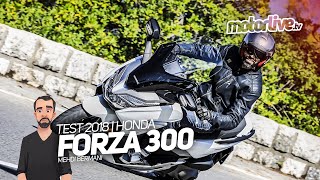 HONDA FORZA 300  2019  renouveau   TEST 2018 [upl. by Richart]