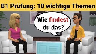 Mündliche Prüfung Deutsch B1  Gemeinsam etwas planenDialog  10 wichtige Themen  sprechen Teil 3 [upl. by Cahilly]