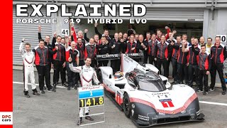 Porsche 919 Hybrid Evo Explained [upl. by Ezirtaeb405]