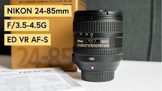 NIKON 2485mm F3545G ED VR AFS Review [upl. by Bentlee]