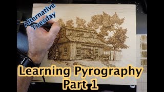 Learning Pyrography Part 1 [upl. by Marcellus]